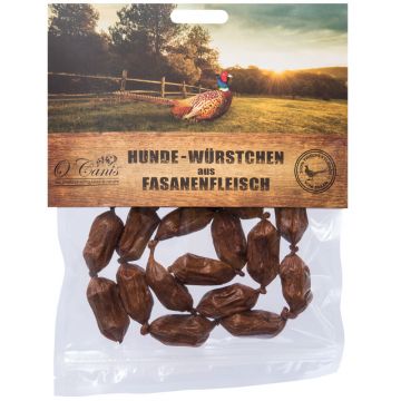Ocanis Premium Hunde-Würstchen aus Fasanenfleisch 100g