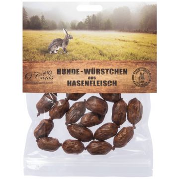 Ocanis Premium Hunde-Würstchen aus Hasenfleisch 100g