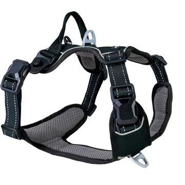 Petlando Magnetech Geschirr, anthrazit/schwarz