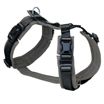 Petlando Magnetech Y-Comfort Geschirr, anthrazit/schwarz