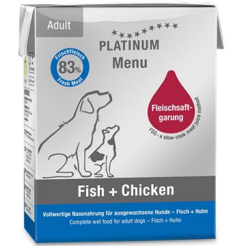 Platinum Menu Fish+Chicken 375g