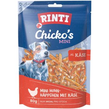 Rinti Snack Chickos MINI Huhn-Häppchen mit Käse 80g