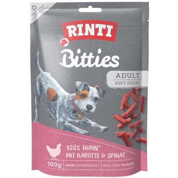 Rinti Snack Bitties Huhn mit Karotten & Spinat 100g