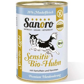 Sanoro Sensitiv Light Bio-Huhn mit Kartoffeln und Karotten