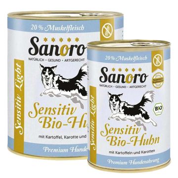 Sanoro Sensitiv Light Bio-Huhn mit Kartoffeln und Karotten