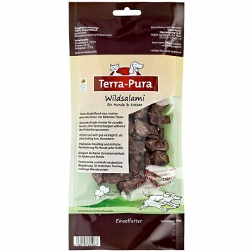 Terra Pura Wildsalami in Scheiben