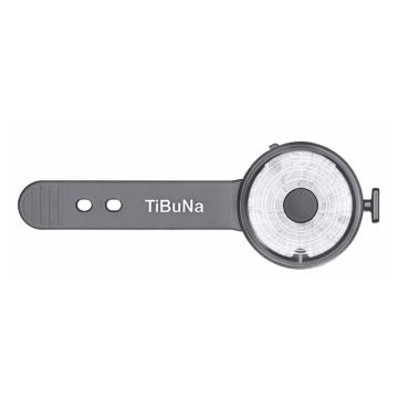 TiBuNa Sicherheitslicht, grau, 7 Leuchtfarben, wasserdicht