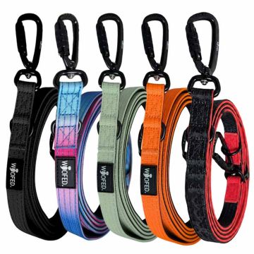 Woofed Nylon Pro Führleine verstellbar, Griff, L:2,5m