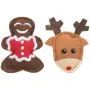 Xmas Katzenspielzeug Elch und Lebkuchenmann, 8cm thumbnail