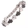 Magnet-Pfoten-Armband, 10mm, M-XL, schwarz/silberfarben thumbnail
