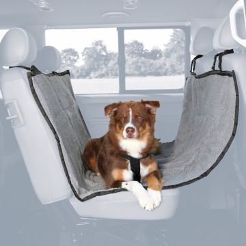 Auto-Schondecke 1,45×1,60 m, hellgrau/schwarz