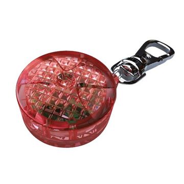 Flasher für Hunde und Katzen 2,5 cm, rot