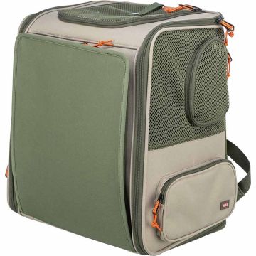 Rucksack Rocco, bis 10kg, 40 x 42 x 30cm, beige/olivgrün