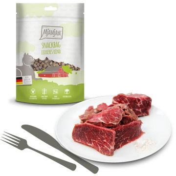 MjAMjAM Snackbag leckeres Rind 125g
