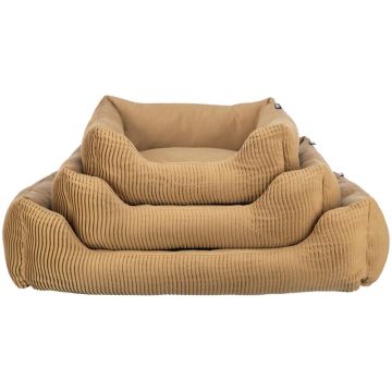 Bett Marley, eckig, ocker