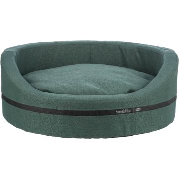 Bett CityStyle, oval, dunkelgrün