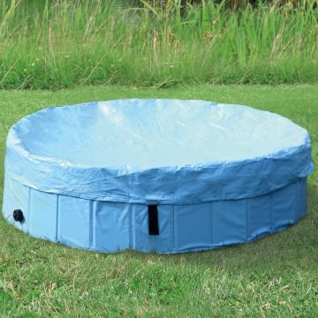 Abdeckung für Hundepool, hellblau