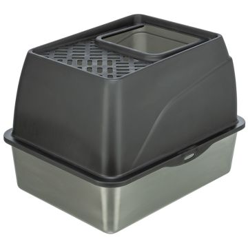 Edelstahltoilette Niro, Hop-In, 40x39x52cm, grau