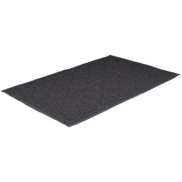 Vorleger XXL für Katzentoiletten, PVC, 60x90cm, anthrazit