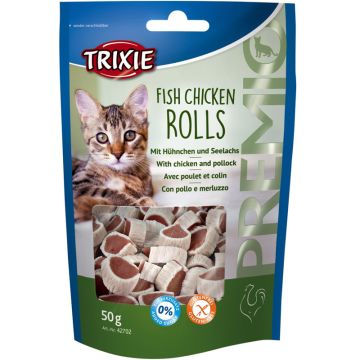 Premio Rolls, Hühnchen/Seelachs, 50g