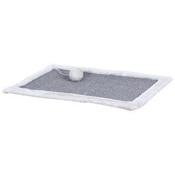 Kratzmatte Plüsch 55x35 cm, grau