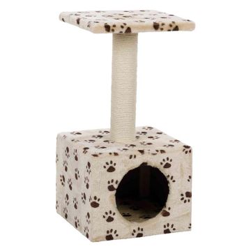 Junior Kratzbaum Zamora 60 cm, beige mit Pfoten