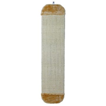 Kratzbrett XL mit Plüsch, 18 x 78 cm, beige