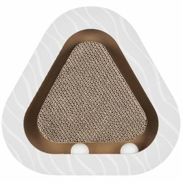 Kratzpappe, 36x5x36/36 cm, braun
