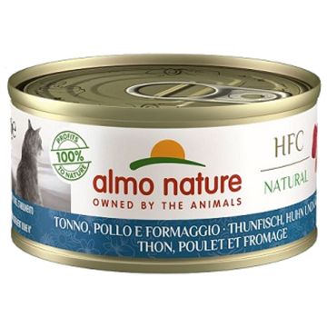 Almo Nature HFC Cuisine Thunfisch, Huhn und Käse 70g