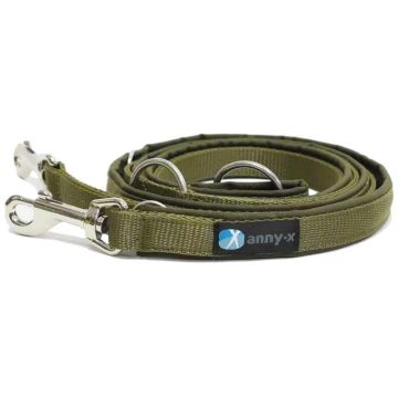 Anny-x Führleine Classic Bolt Fun, 3m, oliv/oliv