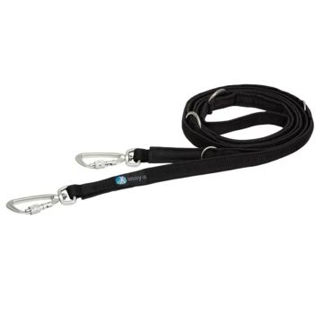 Anny-x Führleine Safety, 2cm/3m, schwarz/schwarz, voll