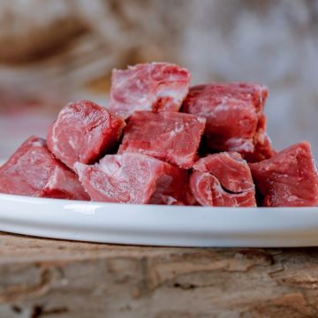 Barfgold Lammmuskelfleisch, durchwachsen, gewürfelt 1000g