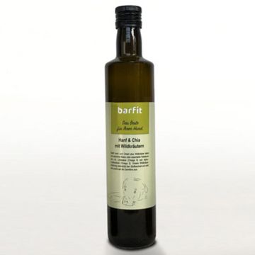 Barfit Hanf- und Chiaöl mit Wildkräutern 500ml