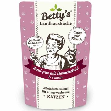 Betty's Landhausküche Pouch Rind pur + Borretschöl 100g