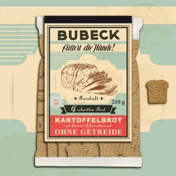 Bubeck Gschnitten Brot mit Truthahnfleisch 210g
