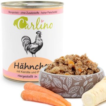 Carlino Menü - Hähnchen mit Karotte und Pastinake