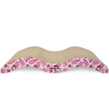 Catcarou Kratzbrett Bird Small strawberry 45x21x7 cm