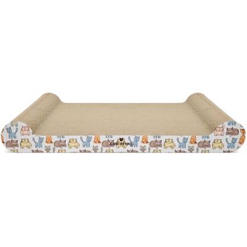 Catcarou Kratzbrett Bone Big cats 52x29x7 cm