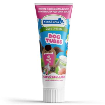 Cold & Dog Dogtubes Geflügelleber 75g