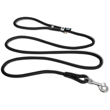 Curli Stretch Comfort Leine, black