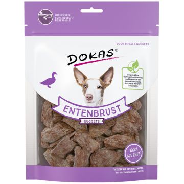 Dokas Dog Snack Entenbrust Nuggets gefriergetrocknet 110g