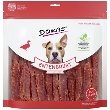 Dokas Dog Snack Entenbrust in Scheiben 900g