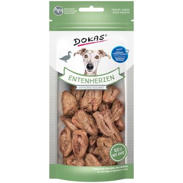 Dokas Dog Snack Entenherzen, gefriergetrocknet 22g