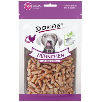 Dokas Dog Snack Hühnchen mit Reis und Sesam 70g