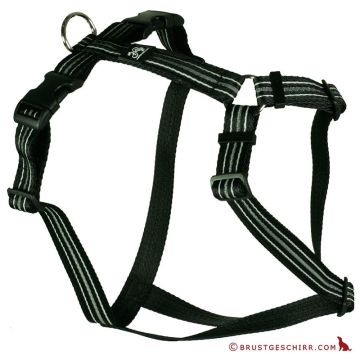Feltmann Kreuzgeschirr 15mm/40-60cm mit REFLEXBAND