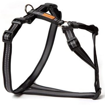 Feltmann Kreuzgeschirr MOPS Soft Grip schwarz/silber