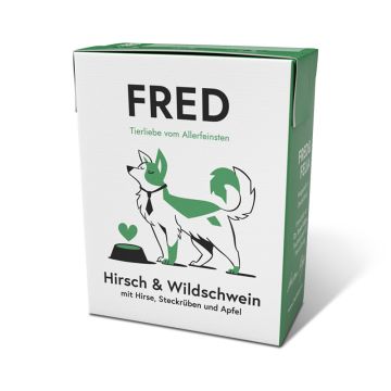 FRED Hirsch + Wildschwein 390g