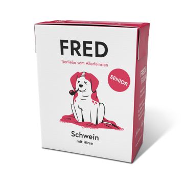FRED SENIOR Schwein mit Hirse 390g