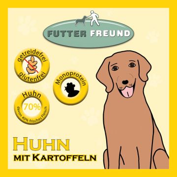 Futterfreund Trockenfutter Huhn + Kartoffeln