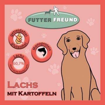 Futterfreund Trockenfutter Lachs + Kartoffeln